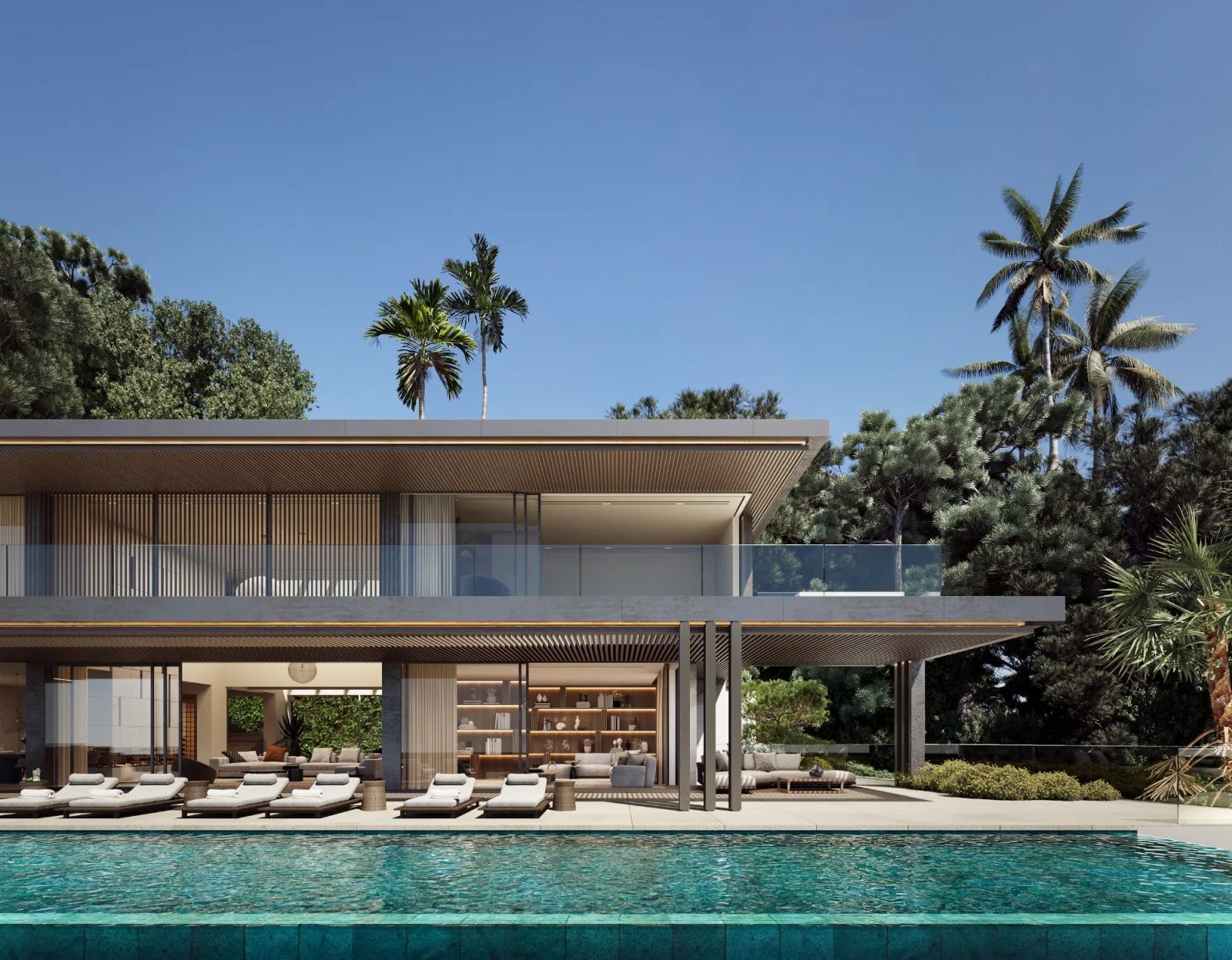 02 modern luxury pool villa